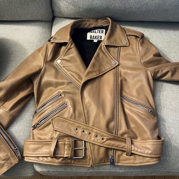 Leather Walter Baker jacket size S - Picture 2 of 12